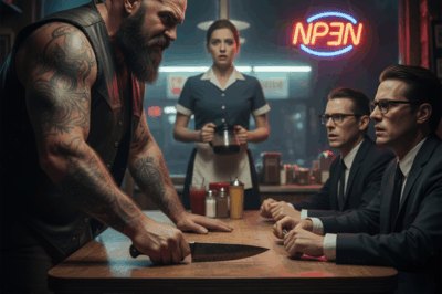 Courage in Leather: The Night a Biker Reminded a Diner What Strength Really Means