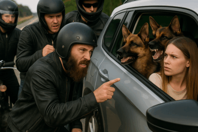 Bikers Harass Young Woman—But Her Trained Dogs Turn the Tables