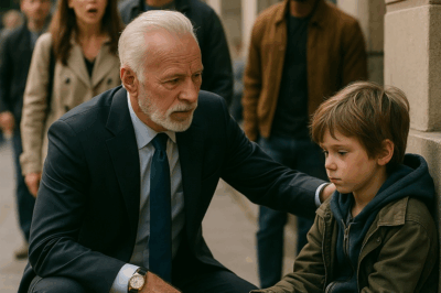 “Billionaire tycoon abruptly halts his glittering life of private jets, luxury mansions, and endless extravagance after discovering a terrified, abandoned child shivering alone on the street—what he chose to do next shocked his empire, stunned the world, and unleashed a storm of mystery and speculation across social media, leaving millions desperate to uncover the truth behind his sudden transformation.”