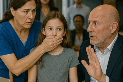 “Don’t Speak! The Cleaning Lady’s Daughter Saw Something Shocking—And Saved the Billionaire CEO”: A tale of innocence colliding with corporate danger, where a child’s sharp eyes revealed what power and wealth had failed to see.