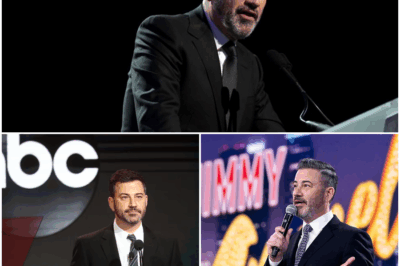 Behind the polished stage lights and late-night laughter, a storm was brewing — one that would end with Jimmy Kimmel yanked from ABC’s airwaves ‘indefinitely.’ It began with a monologue, a few sentences that lit a political fuse, but what happened in the frantic hours that followed remained hidden: furious phone calls, affiliate threats, whispers from Washington, and a message from Disney’s top floor that sealed Kimmel’s fate. Was it corporate panic, political revenge, or something darker? The truth of what unfolded behind the scenes may be more explosive than the joke that started it all.”