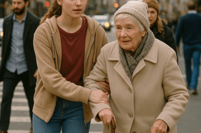 Poor Girl Helps Old Lady Cross Street—Next Day Sees Face on Billboard