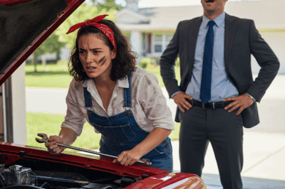 In the heart of a bustling city, amidst the gleaming luxury cars and the aura of affluence, there lay a stark divide between dreams and reality.