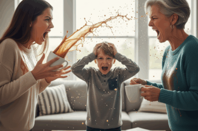 My daughter spilled hot coffee on me when I refused to give her son my credit card. “Find somewhere else to live,” she sneered.