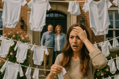 As soon as I entered the gate, what struck me first wasn’t my mother-in-law’s warm smile, nor my father-in-law’s slender figure sweeping the yard. What froze me in place was the sight of an entire row of baby diapers hanging from clotheslines. Some carried yellow stains, others bore traces of milk.