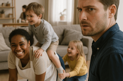 He saw the maid playing horsey with his kids — then heard the truth