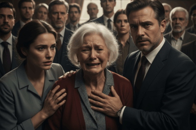 This is all your doing!” the mother-in-law shouted, elbowing the guests aside. “You slipped me such a ‘present,’ you wretch!”