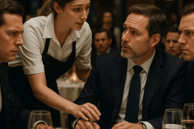 “Don’t Sign That! — The Waitress Who Stopped a Billionaire’s Ruin”