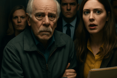 They shoved a trembling veteran out of the elevator—and the girl who caught his arm didn’t know she’d just pulled the first thread of her fate.