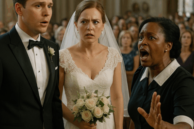 “Don’t Marry Her!”—Black Maid’s Shout Froze Groom at the Altar