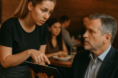 Waitress Spotted a Tiny Detail That Everyone Missed — And It Ended Up Saving a Billionaire Millions