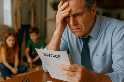 The day my husband asked, “So what do you even do all day?”—I handed him a bill he’ll never forget.