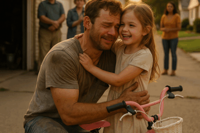 Poor Mechanic Dad Fixed Girl’s Bike — Then Her Words Stopped Him Cold