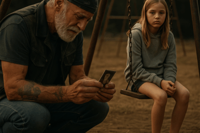 The first time I saw her, she was barefoot in the cold, whispering to the empty swing beside her like someone was listening.