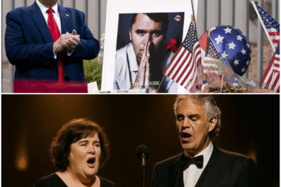 Susan Boyle Stuns the World in Tokyo—A Surreal Duet Beside Andrea Bocelli Turns Into a Breathtaking Tribute to Charlie Kirk That Leaves Thousands in Tears, Sparks Whispered Theories of Hidden Messages and Otherworldly Harmony, and Creates a Once-in-a-Lifetime Moment So Powerful It Shook the Arena, Shocked Global Audiences, and Left Fans Asking: Was This Just a Concert, or Something Deeper, a Mystical Night of Music and Meaning That Will Be Remembered as One of the Most Unexplainable and Unforgettable Performances in Modern History?”