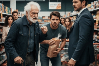 The shouting started in the bread aisle. An old veteran slammed his cane down. A teenager froze. Everyone in the store listened.