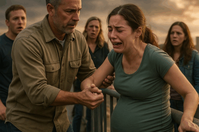 “‘Don’t Jump!’ — Man’s Desperate Cry Saved a Pregnant Woman on the Edge”