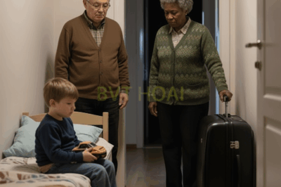 My mother-in-law threw my parents’ suitcases onto the street and screamed, “Get out of my house!” while my husband sat in silence. Instead of arguing, I calmly walked over to my father, took something from his wallet, and handed it to my husband. And when he saw what it was, he completely broke down.