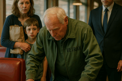 They said fast-food joints were no place for politics—until one old man pulled two tables together, and the whole town picked sides.