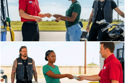 Black Woman Pays for a Hell’s Angel’s Gas—The Next Day, Her Neighborhood Is Shaken as Dozens of Bikers Swarm Her House, Obliterating Every Stereotype and Leaving the Elites Speechless
