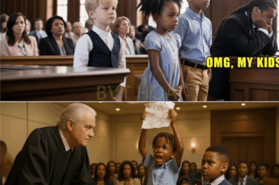 Triplets Stand in Court to Defend Their Mom – Billionaire Judge Realizes He’s the Father Who… In a dimly lit courtroom, the air was thick with tension as three small figures stood defiantly before the judge, their eyes glistening with determination.