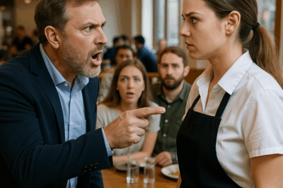 He yelled at the waitress in Arabic — not knowing she spoke fluently
