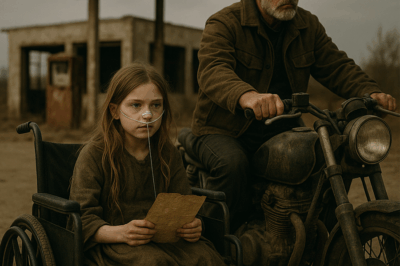 An Old Biker Was About to Ride Away—Until a Little Girl Begged Him to Save Her Grandma’s Last Wish