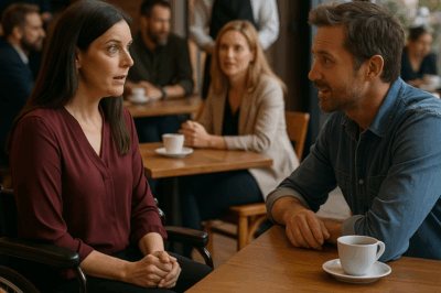 CEO arrived in a wheelchair to blind date — single dad stunned her