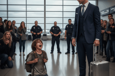 Don’t Get On The Plane! It’s Going To Explode!” – A Homeless Boy Yelled At A Rich Businessman, And The Truth Left Everyone Speechless…