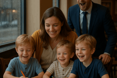 Billionaire Sees Ex-Girlfriend He Dumped Six Years Ago With Three Kids Who Look Just Like Him…