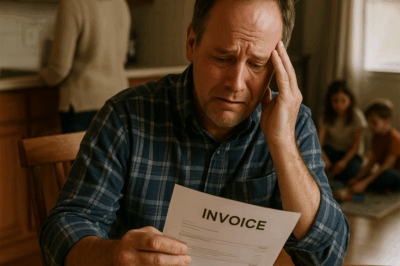 The day my husband asked, “So what do you even do all day?”—I handed him a bill he’ll never forget.