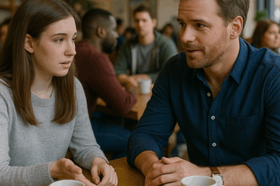 “She Gave Up Her Seat in a Café — Not Knowing He Was a Millionaire Single Dad”