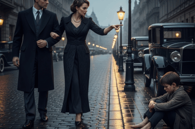 He Looks Like Your Missing Son,” Whispered the Millionaire’s Fiancée — What Happened Next Stunned the Entire Street