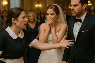 “The Maid Exposed a Shocking Fraud Just Seconds Before the Vows”