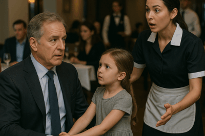Waitress Brings Daughter to Work—Child Stuns Everyone by Calling Rich Stranger “Dad”!