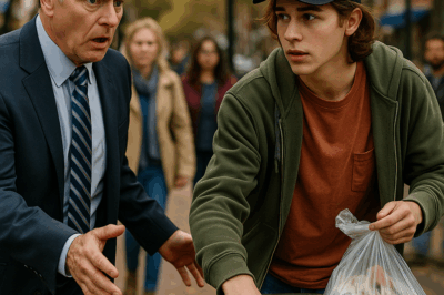 Millionaire finds his son digging in trash — the truth left him in shock