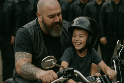 Forty bikers rolled through a police barricade so a dying boy could feel wind one last time—and the country argued about it for weeks.