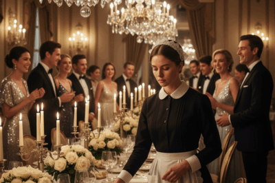 I stood at the industrial sink, hands in suds, while laughter drifted down from the gala upstairs. To them, I was just another staff member.