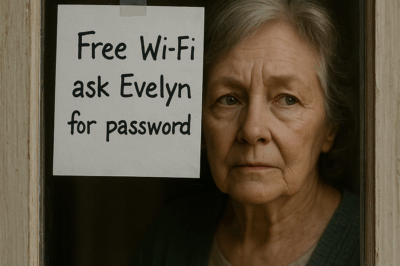 I never thought a scrap of paper taped to my window—“Free Wi-Fi, ask Evelyn for password”—would change a boy’s future forever.