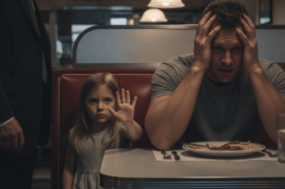 A three-year-old girl secretly gave an S.O.S. signal at a diner. A soldier saw it and pretended to offer her candy. Her “father’s” reaction was a swift, harsh slap. “She’s allergic,” he snapped. The soldier called the police, but when they arrived, the man had an official document proving he was her father. Then the little girl whispered four words that made the sheriff’s blood run cold…