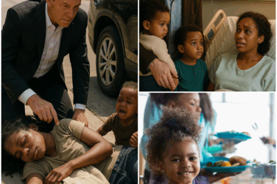A Homeless Woman Collapsed Beside the Road with Her Twins—What a Passing Billionaire Did Changed Everything