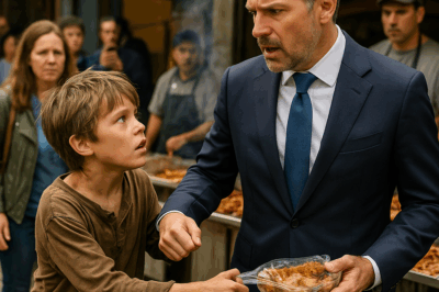 Poor boy cried “Don’t eat that!”—billionaire shocked by truth