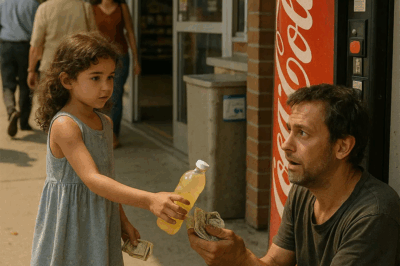 “Mom, That Man’s Crying”—My 7-Year-Old Handed Him Her Lemonade and Savings. What Happened 2 Days Later Left Me Speechless