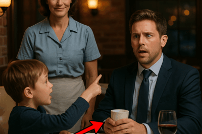 “Daddy, that waitress looks just like Mommy!” — The millionaire turned around and froze… His wife had died!