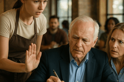 “Don’t Sign It! The Shocking Waitress’s Cry That Shattered a Billionaire’s Empire”