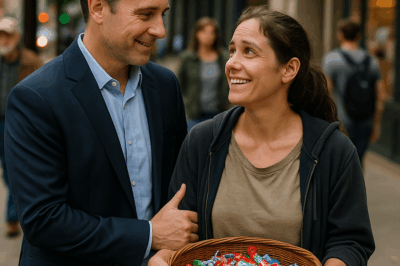 “Struggling Candy Seller Ignored by All — Until One Man Saw His Queen”