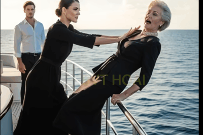 “Say hi to the sharks,” my daughter-in-law whispered as she caused my “acc:ident” on the yacht to get my $3 billion. My son just watched. They went home to celebrate, thinking I was gone forever. But when they walked in, I was sitting in my armchair, holding a file. “Surprised?” I asked. “This contains the real story of the baby you brought home… and the official report on his mother.”