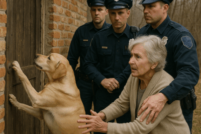 Golden Retriever Scratches at Old Cellar Door — The Police Officer Couldn’t Believe What Was Inside