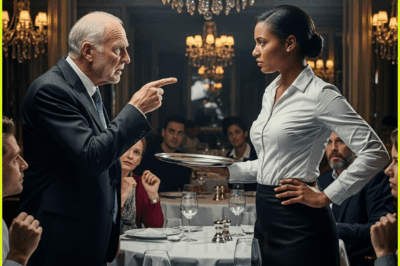 Kneel down and clean my shoes right now!” The billionaire shouted at the black waitress but her answer left him stunned…