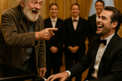 He asked only for a meal, but his question and what followed would leave the city’s elite in stunned silence. The Grand Legacy Ballroom glittered with crystal chandeliers and laughter from the city’s wealthiest elite. Then silence at the archway stood a man in a worn army jacket, his boots leaving dusty prints on polished marble.